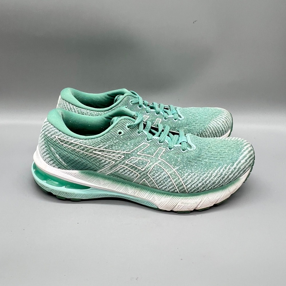 ASICS Shoes Womens 8 Green GT-2000 10 Low Top Running Stability Sneakers Comfort